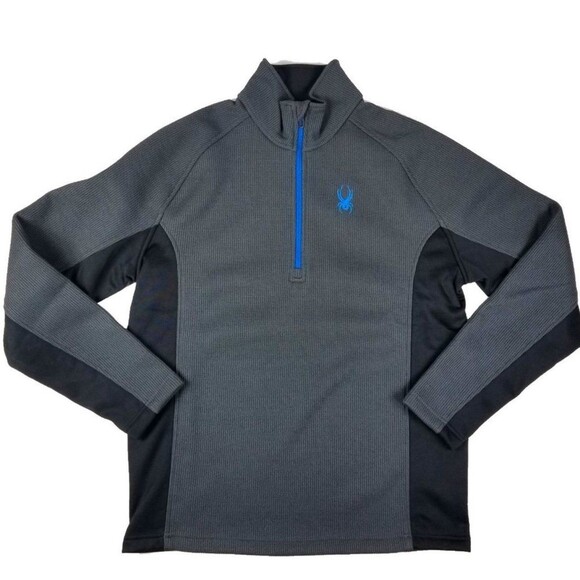 SPYDER Men's Outbound 1/4‎ Zip Midweight Core Sweater Pull Over Jacket M - Picture 1 of 9
